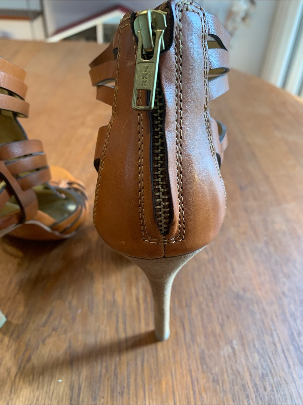Coach Strappy High-Heel Sandals in Brown - Picture 13 of 14